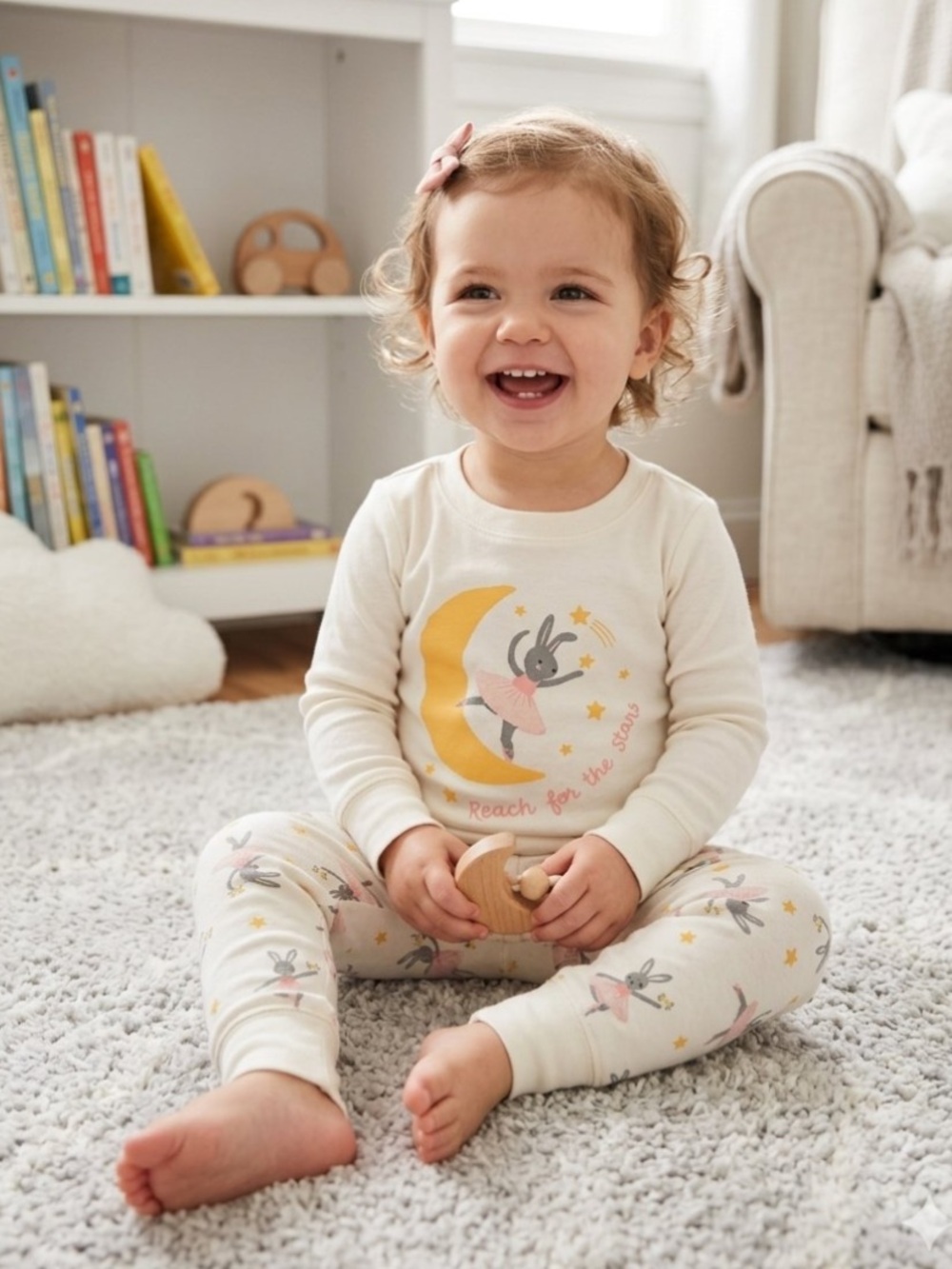 Ballerina Bunny Pajamas Size 12- 18 M - Picture 9 of 9